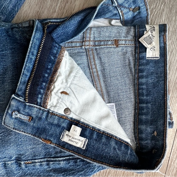 Madewell Classic Straight Jean Cropped - Picture 7 of 8